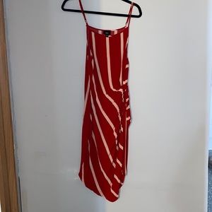 Target striped midi dress